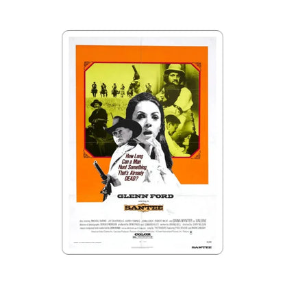 Santee 1973 Movie Poster STICKER Vinyl Die-Cut Decal 2 Inch - The Sticker Space