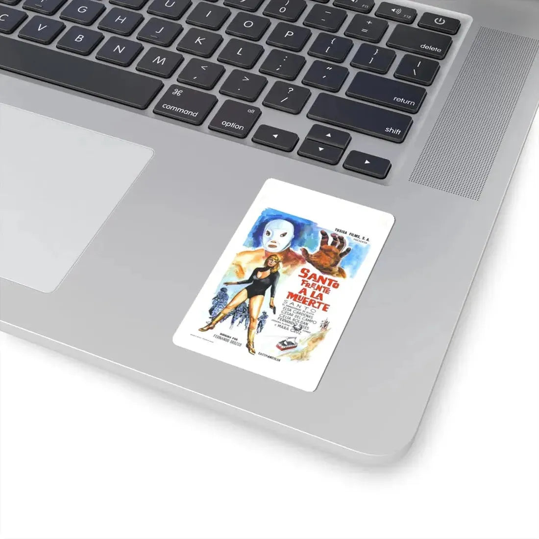 SANTO FACES DEATH 1969 Movie Poster - STICKER Vinyl Kiss-Cut Decal - The Sticker Space