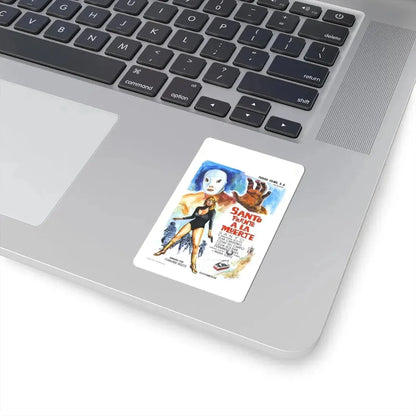 SANTO FACES DEATH 1969 Movie Poster - STICKER Vinyl Kiss-Cut Decal - The Sticker Space