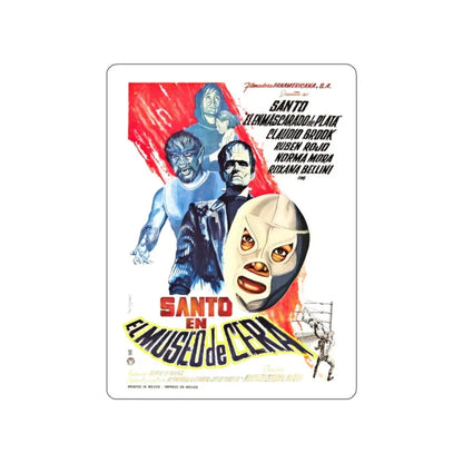 SANTO IN THE WAX MUSEUM 1963 Movie Poster STICKER Vinyl Die-Cut Decal 2 Inch - The Sticker Space