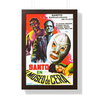 SANTO IN THE WAX MUSEUM (2) 1963 - Framed Movie Poster-16″ x 24″-The Sticker Space