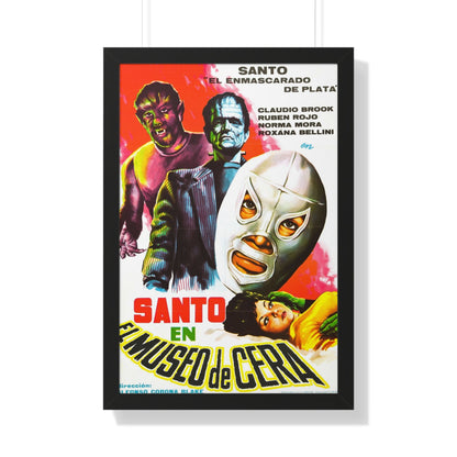 SANTO IN THE WAX MUSEUM (2) 1963 - Framed Movie Poster-20" x 30"-The Sticker Space