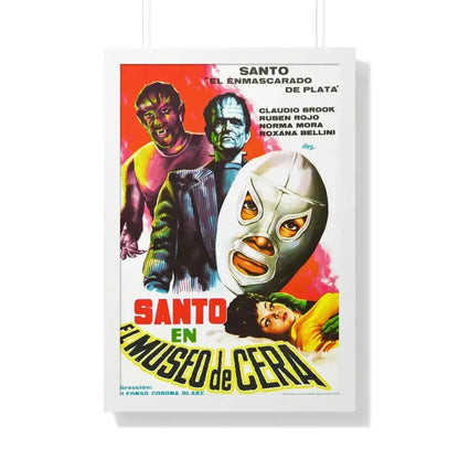 SANTO IN THE WAX MUSEUM (2) 1963 - Framed Movie Poster 20" x 30" White - The Sticker Space