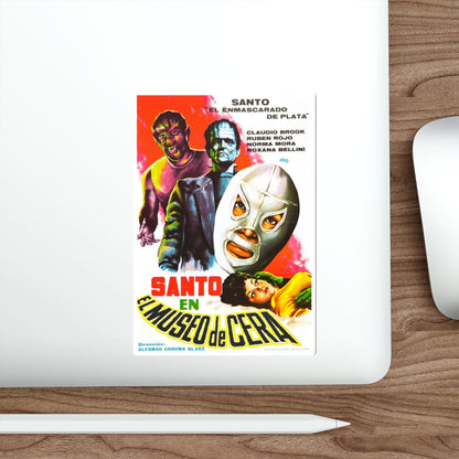 SANTO IN THE WAX MUSEUM (2) 1963 Movie Poster STICKER Vinyl Die-Cut Decal-The Sticker Space