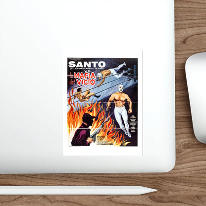 SANTO VS THE VICE MAFIA 1971 Movie Poster STICKER Vinyl Die-Cut Decal-The Sticker Space