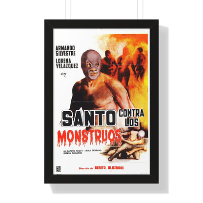 SANTO VS THE ZOMBIES (3) 1961 - Framed Movie Poster-16″ x 24″-The Sticker Space