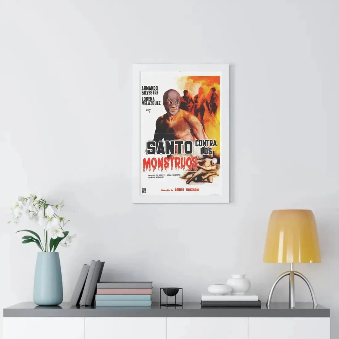 SANTO VS THE ZOMBIES (3) 1961 - Framed Movie Poster - The Sticker Space