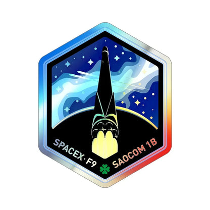 SAOCOM 1B (SpaceX) Holographic STICKER Die-Cut Vinyl Decal - The Sticker Space