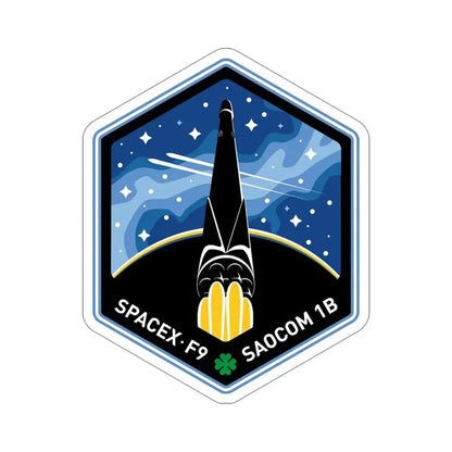 SAOCOM 1B (SpaceX) STICKER Vinyl Die-Cut Decal 5 Inch - The Sticker Space