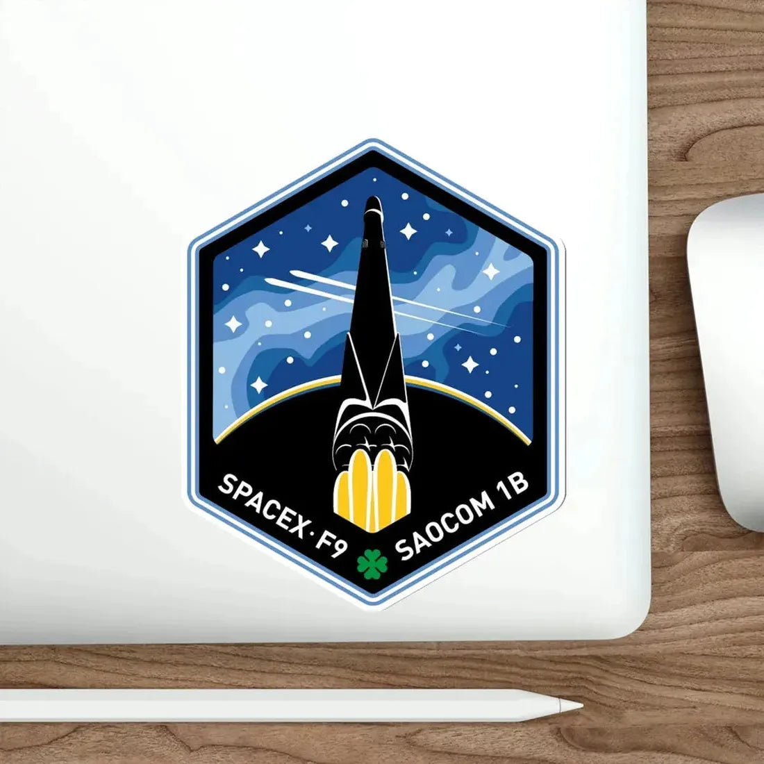 SAOCOM 1B (SpaceX) STICKER Vinyl Die-Cut Decal - The Sticker Space