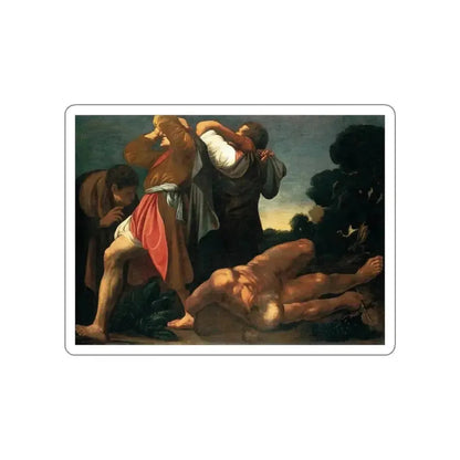 SARACENI, Carlo - Drunkenness of Noah (Artwork) STICKER Vinyl Die-Cut Decal White Die-Cut 2 Inch - The Sticker Space