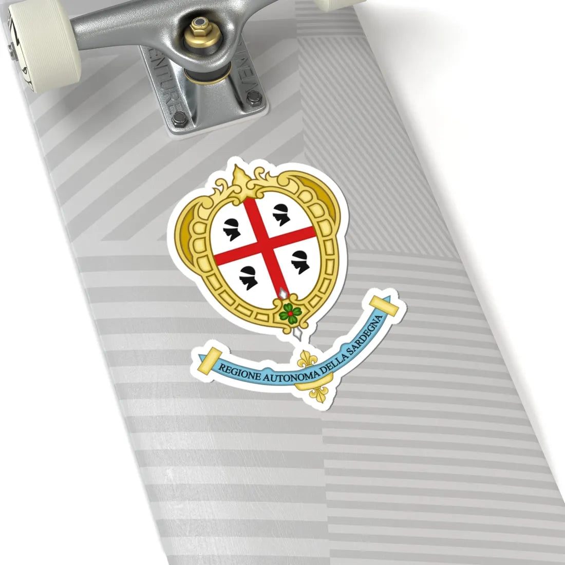 Sardegna-Stemma (Italy) (Coat of Arms) STICKER Vinyl Kiss-Cut Decal - The Sticker Space
