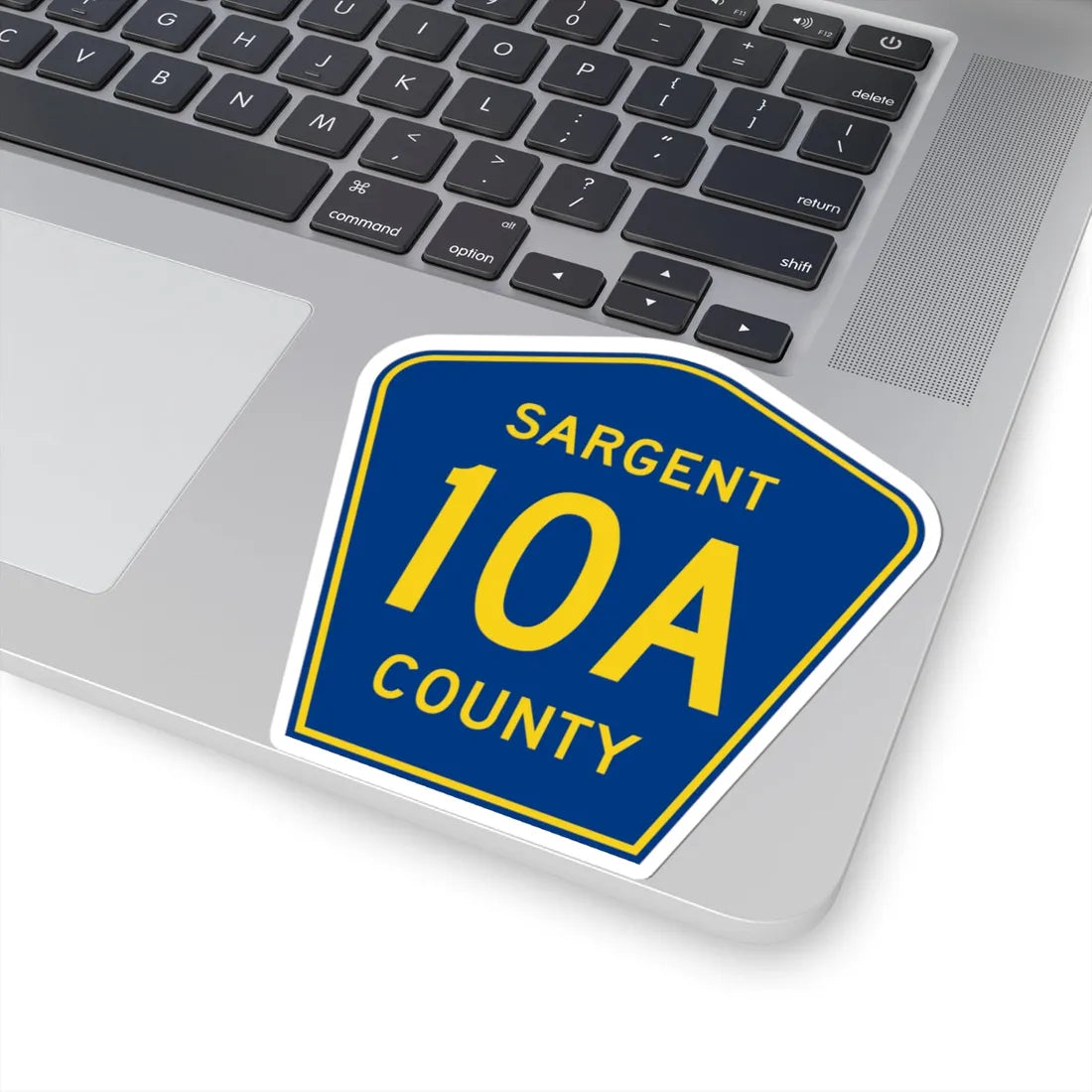 Sargent County Route 10A ND (North Dakota) (Road Sign) STICKER Vinyl Kiss-Cut Decal - The Sticker Space