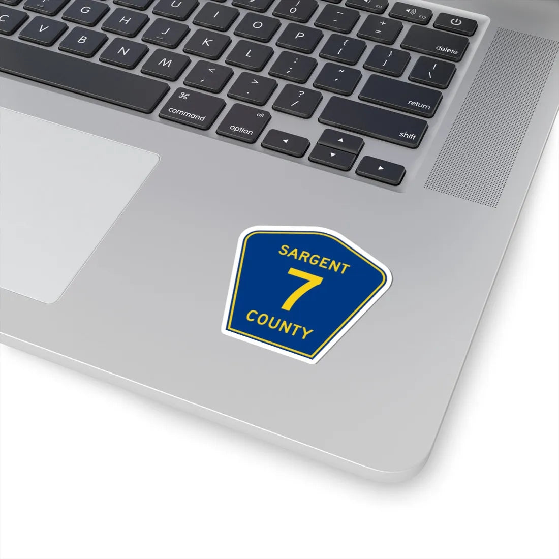 Sargent County Route 7 ND (North Dakota) (Road Sign) STICKER Vinyl Kiss-Cut Decal - The Sticker Space