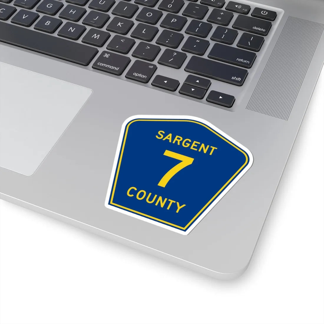 Sargent County Route 7 ND (North Dakota) (Road Sign) STICKER Vinyl Kiss-Cut Decal - The Sticker Space