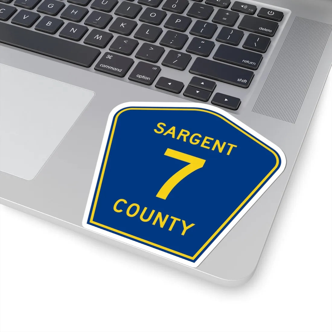 Sargent County Route 7 ND (North Dakota) (Road Sign) STICKER Vinyl Kiss-Cut Decal - The Sticker Space