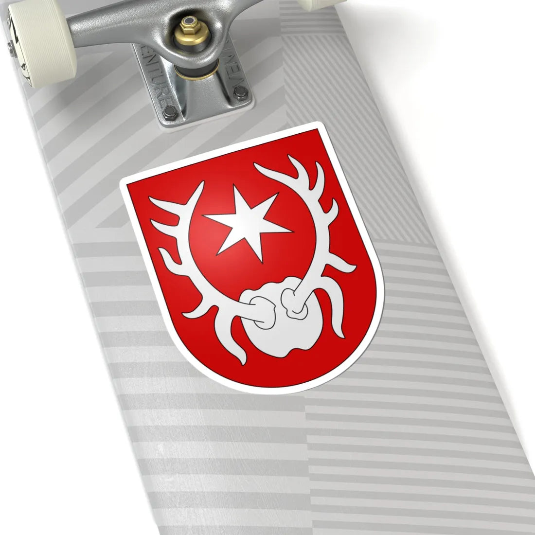 Sarnen-coat of arms (Switzerland) (Coat of Arms) STICKER Vinyl Kiss-Cut Decal - The Sticker Space