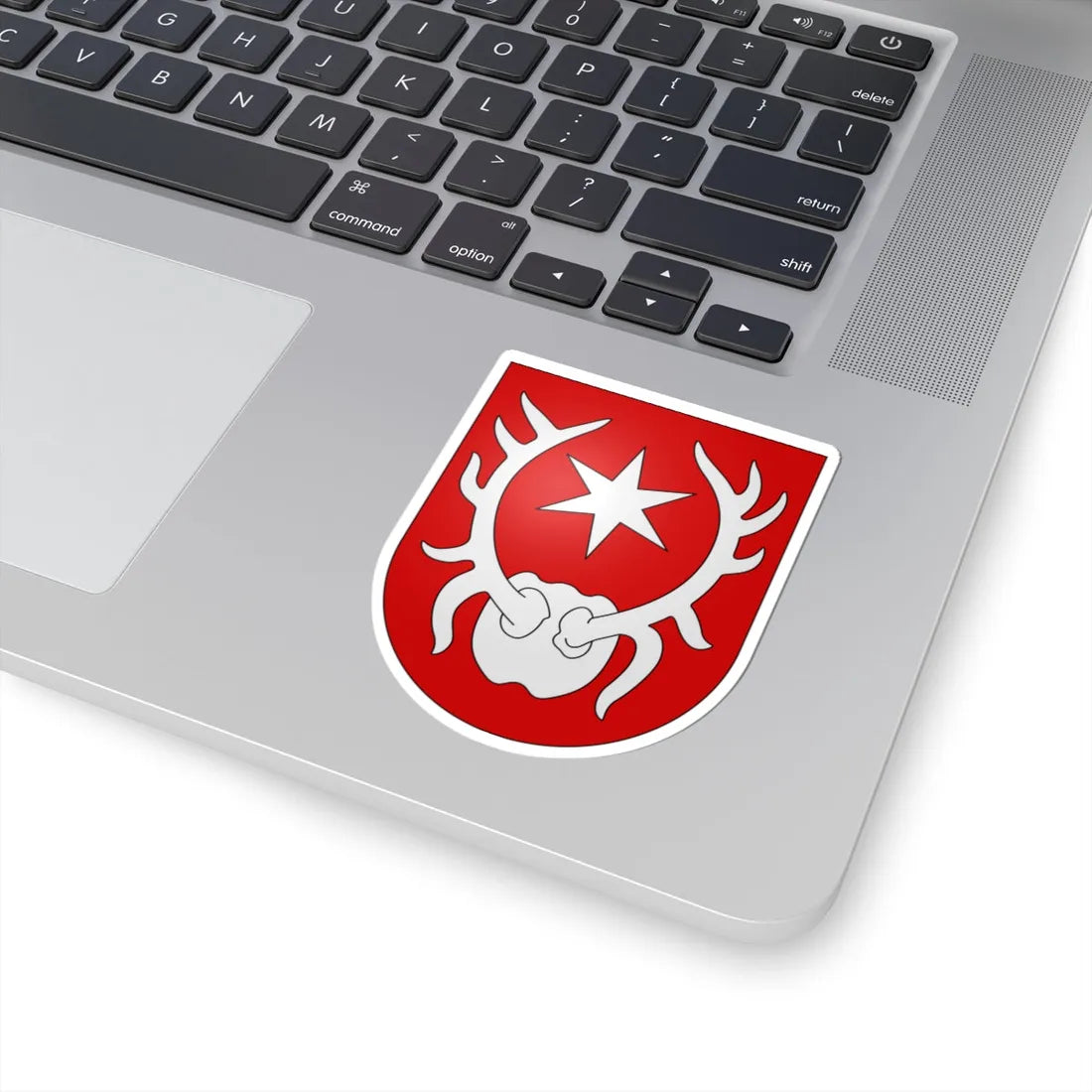 Sarnen-coat of arms (Switzerland) (Coat of Arms) STICKER Vinyl Kiss-Cut Decal - The Sticker Space