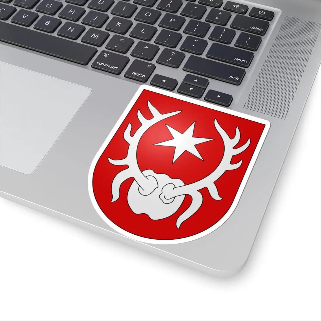 Sarnen-coat of arms (Switzerland) (Coat of Arms) STICKER Vinyl Kiss-Cut Decal - The Sticker Space