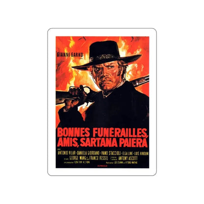 SARTANA WILL PAY 1970 Movie Poster STICKER Vinyl Die-Cut Decal - The Sticker Space