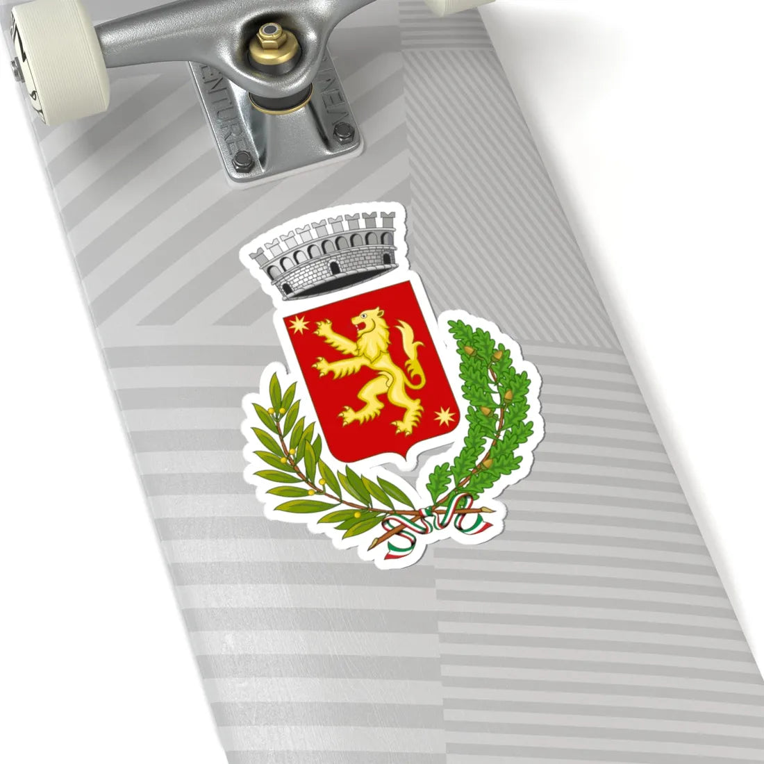 Sarteano-Stemma (Italy) (Coat of Arms) STICKER Vinyl Kiss-Cut Decal - The Sticker Space