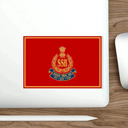Sashastra Seema Bal Flag (India) STICKER Vinyl Die-Cut Decal - The Sticker Space