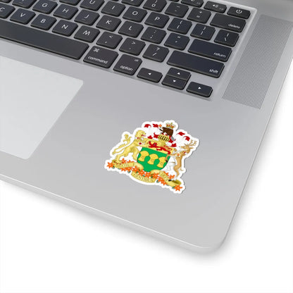 Saskatchewan coat of arms (Canada) (Coat of Arms) STICKER Vinyl Kiss-Cut Decal - The Sticker Space