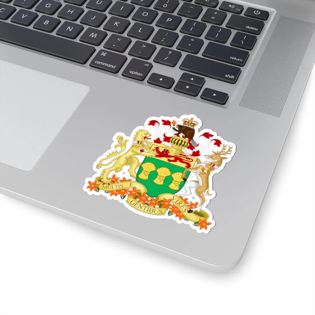 Saskatchewan coat of arms (Canada) (Coat of Arms) STICKER Vinyl Kiss-Cut Decal - The Sticker Space