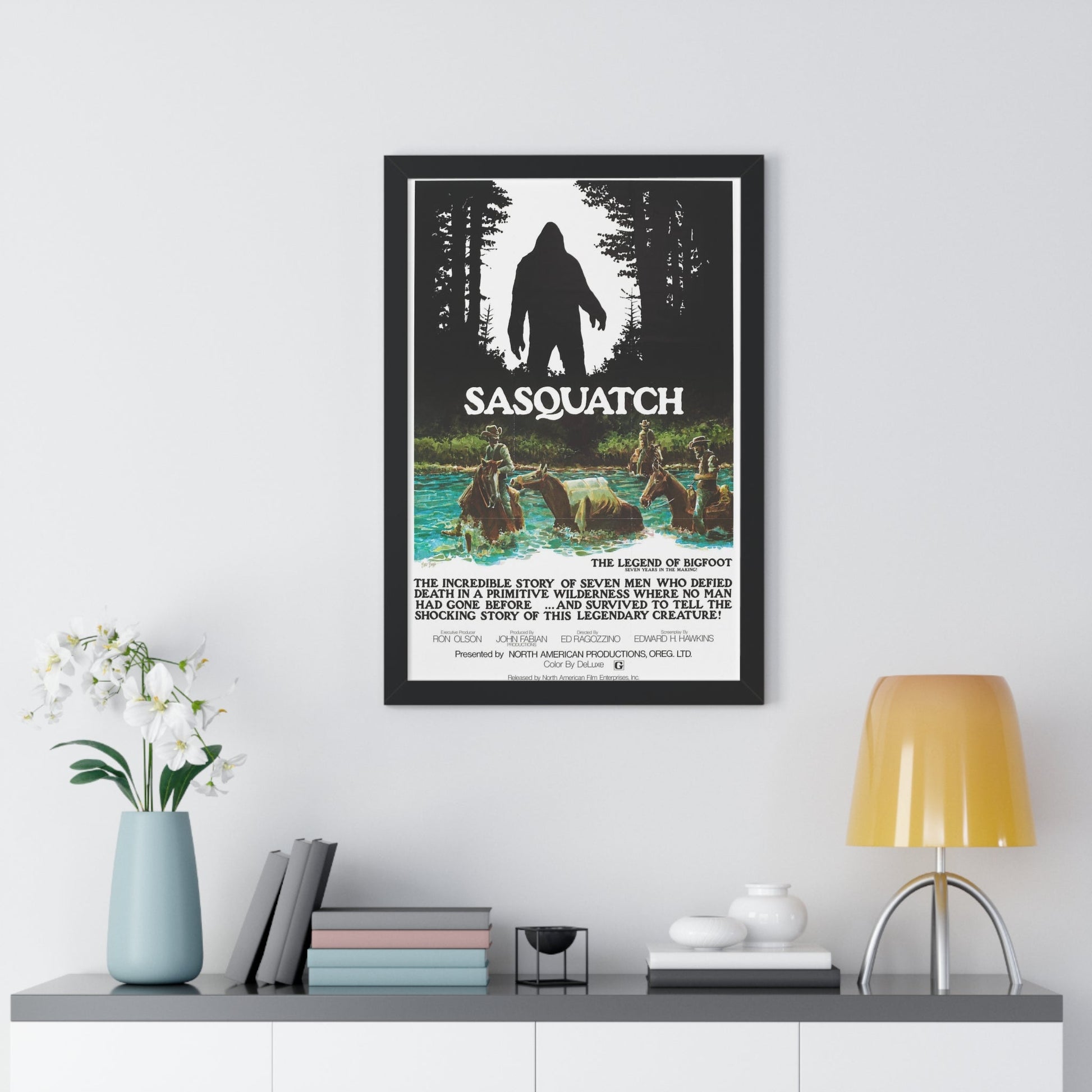 SASQUATCH 1976 - Framed Movie Poster-The Sticker Space