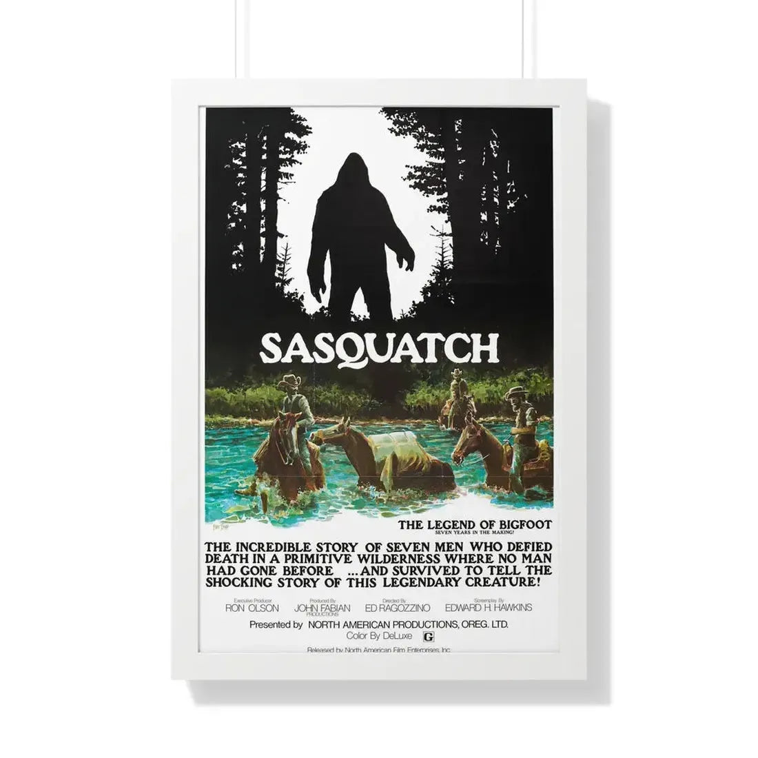 SASQUATCH 1976 - Framed Movie Poster - The Sticker Space