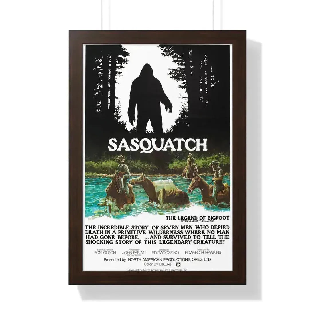 SASQUATCH 1976 - Framed Movie Poster - The Sticker Space