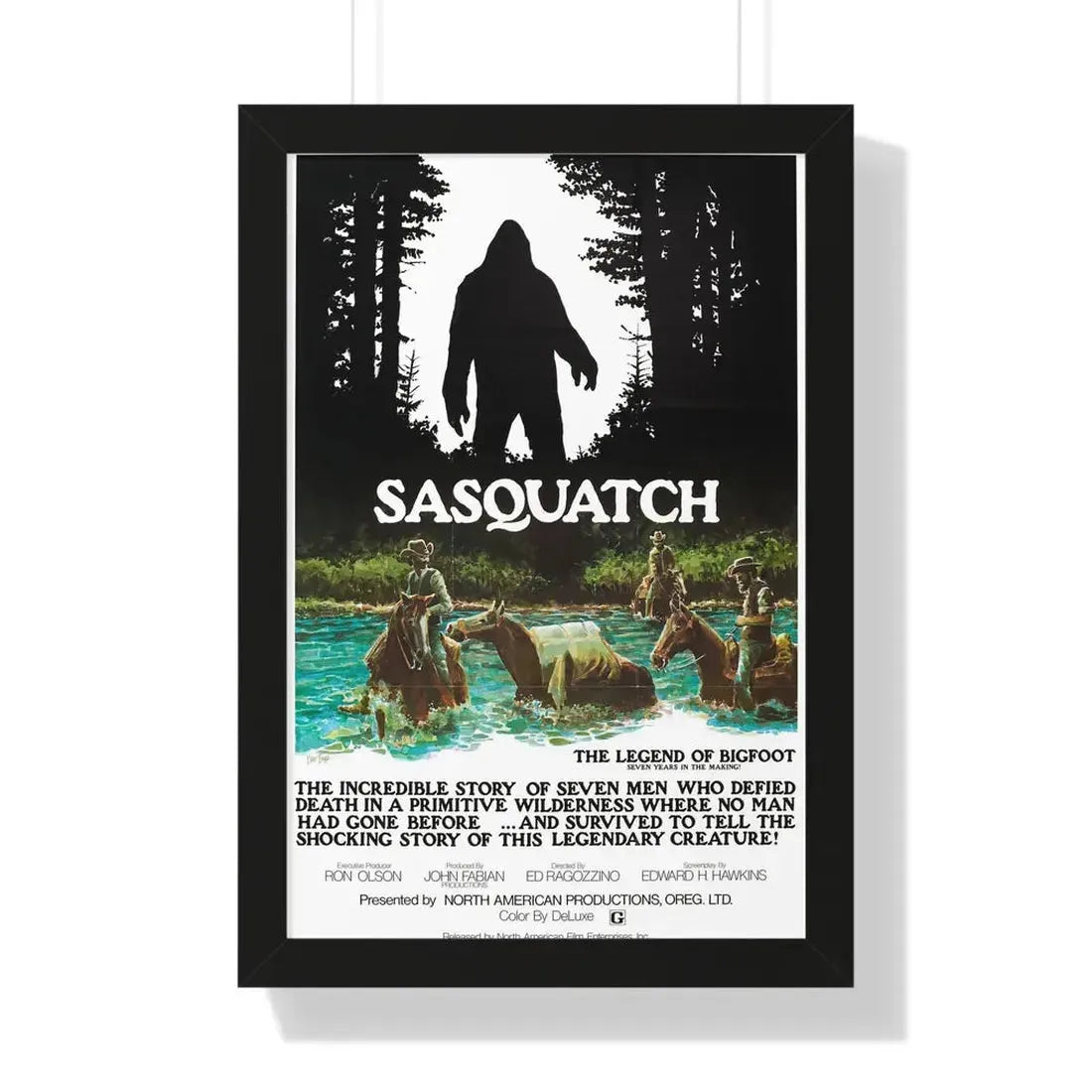 SASQUATCH 1976 - Framed Movie Poster - The Sticker Space