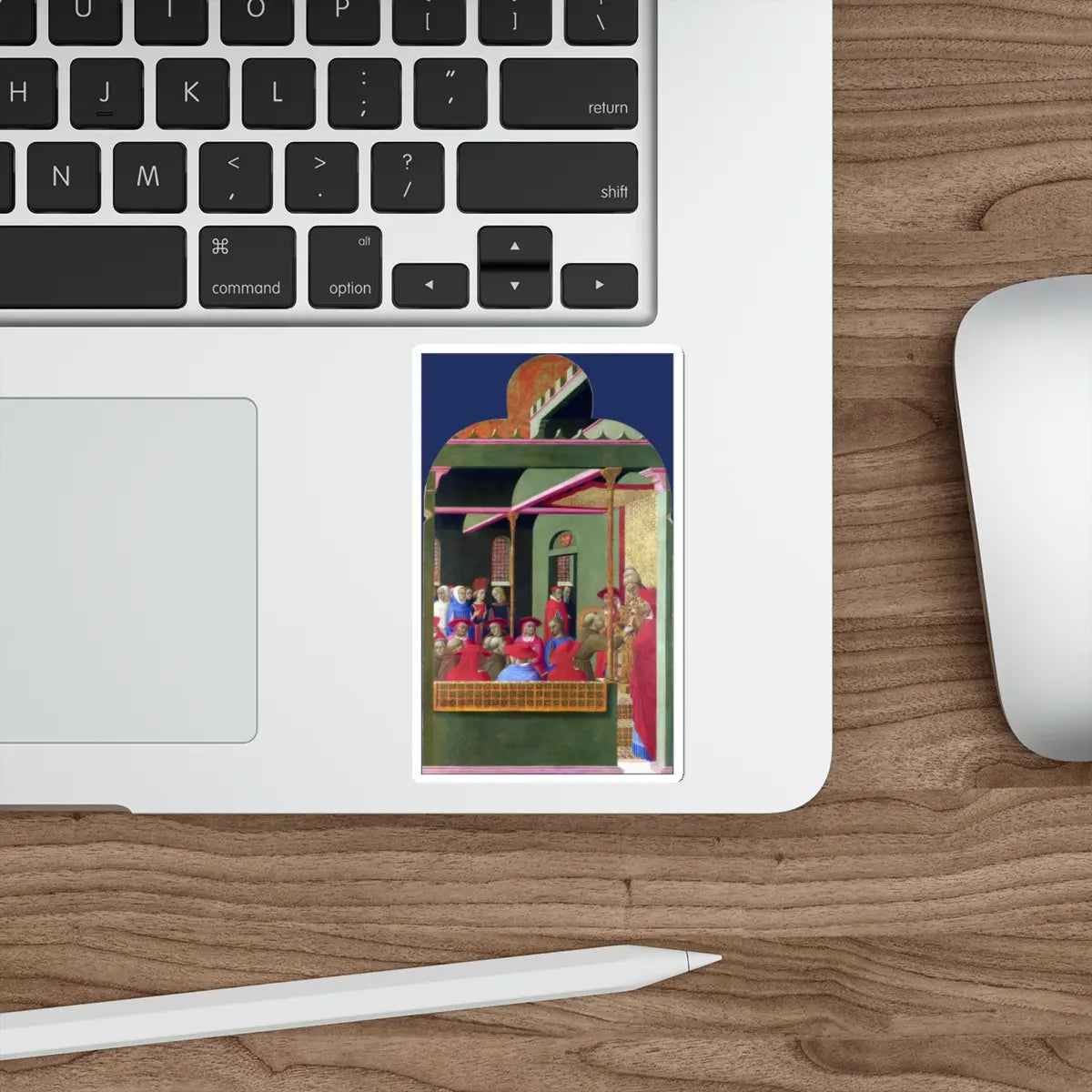 SKU:10758037410105830543 Sticker types:White Shape:Die-Cut Sizes:4" × 4"