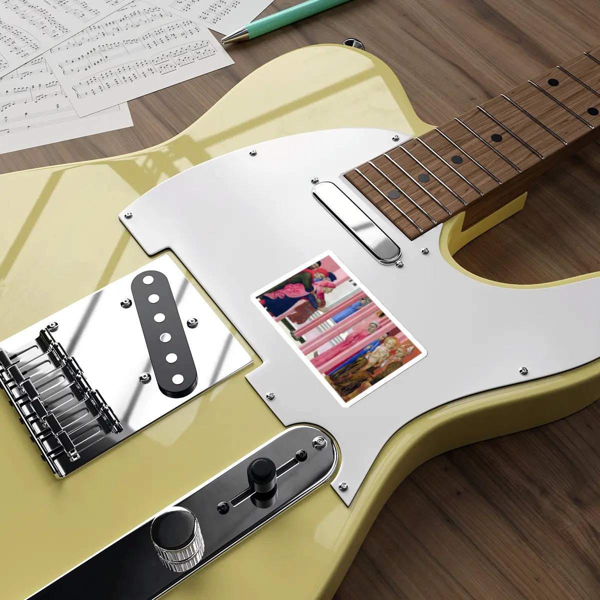 SKU:24464242883877002973 Sticker types:White Shape:Die-Cut Sizes:4" × 4"