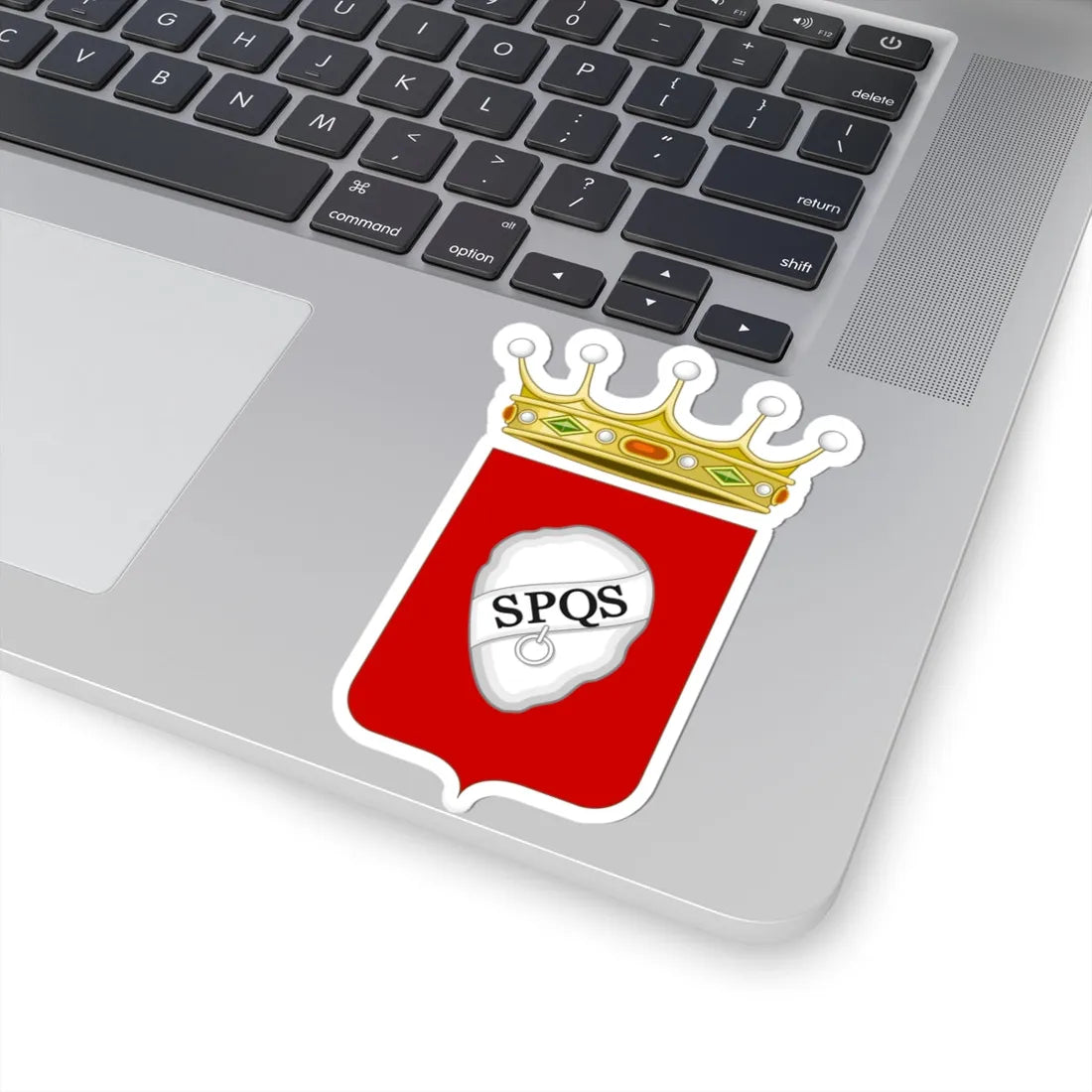 Sassoferrato-Stemma (Italy) (Coat of Arms) STICKER Vinyl Kiss-Cut Decal - The Sticker Space