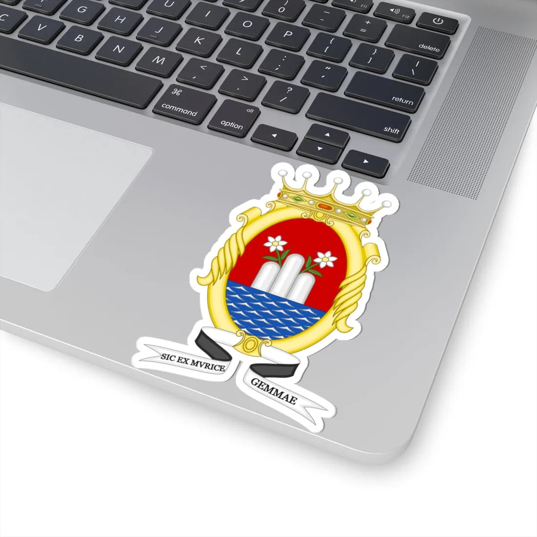 Sassuolo-Stemma (Italy) (Coat of Arms) STICKER Vinyl Kiss-Cut Decal - The Sticker Space