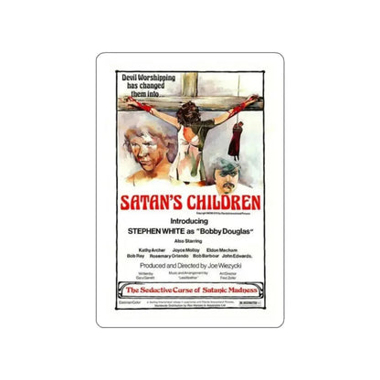 SATAN'S CHILDREN 1975 Movie Poster STICKER Vinyl Die-Cut Decal 2 Inch - The Sticker Space