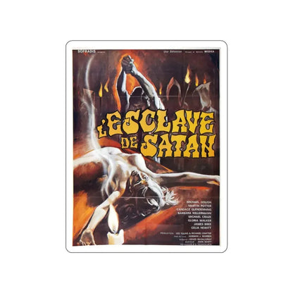 SATAN'S SLAVE (2) 1976 Movie Poster STICKER Vinyl Die-Cut Decal 2 Inch - The Sticker Space