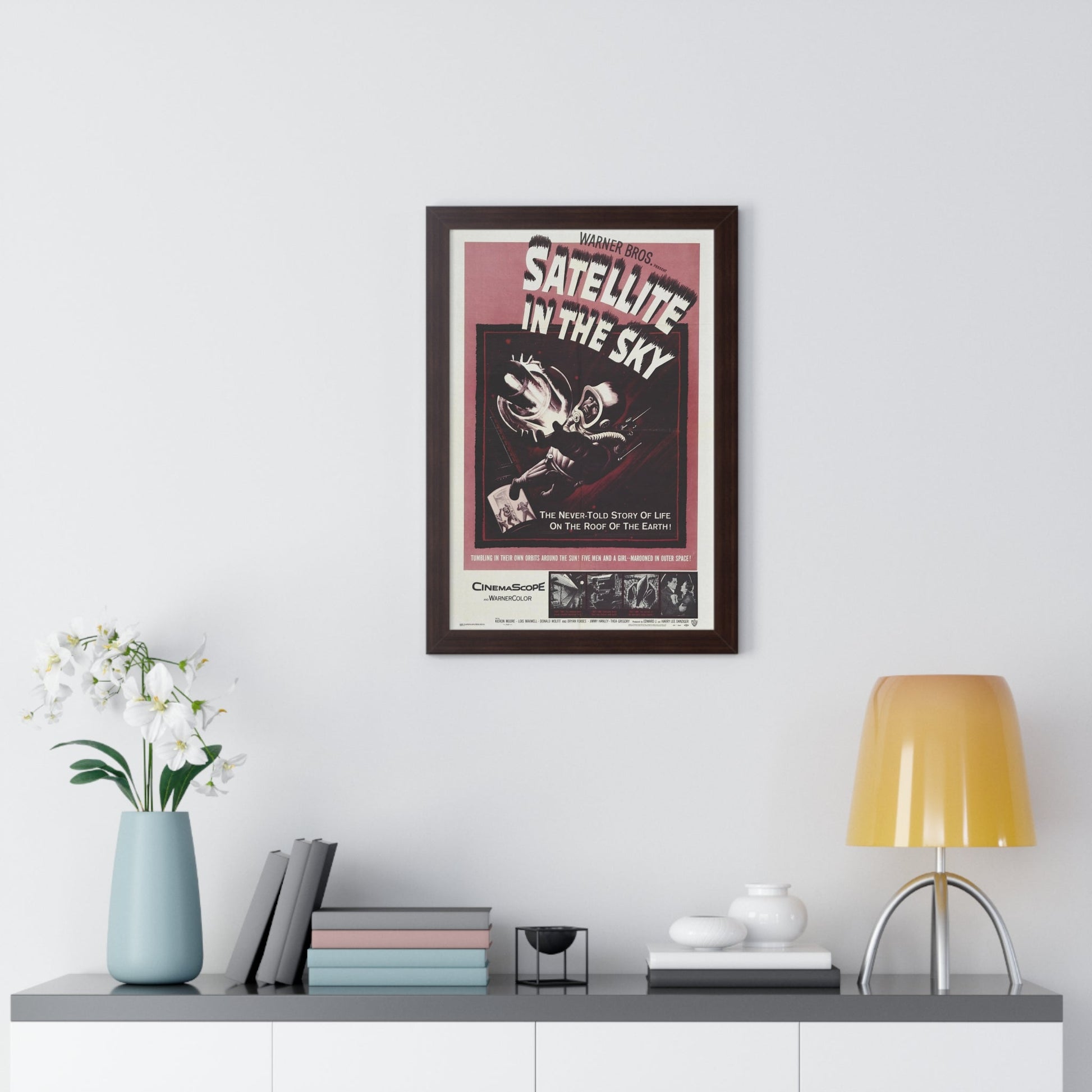 SATTELITE IN THE SKY 1956 - Framed Movie Poster-The Sticker Space