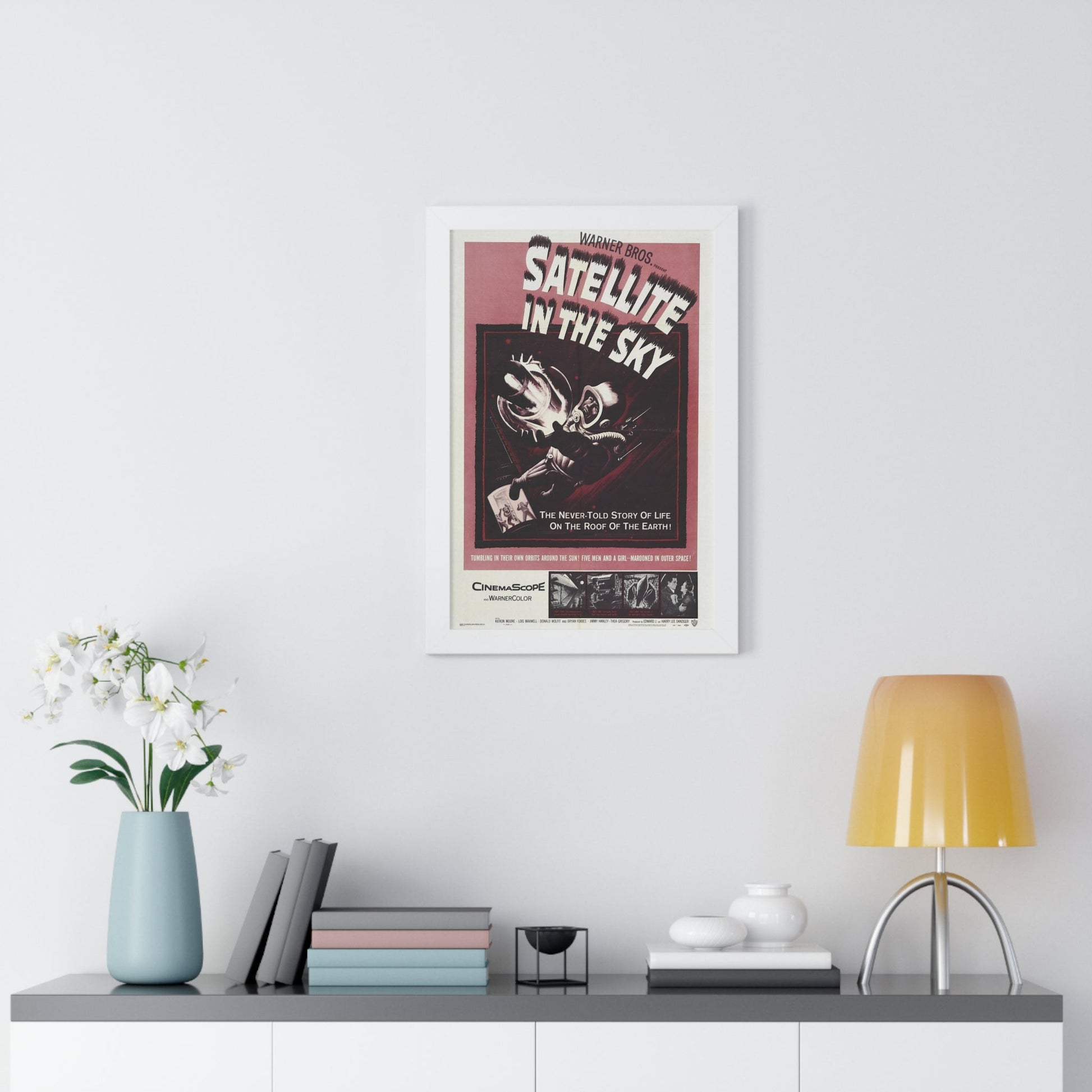 SATTELITE IN THE SKY 1956 - Framed Movie Poster-The Sticker Space