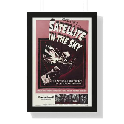 SATTELITE IN THE SKY 1956 - Framed Movie Poster 16″ x 24″ Black - The Sticker Space