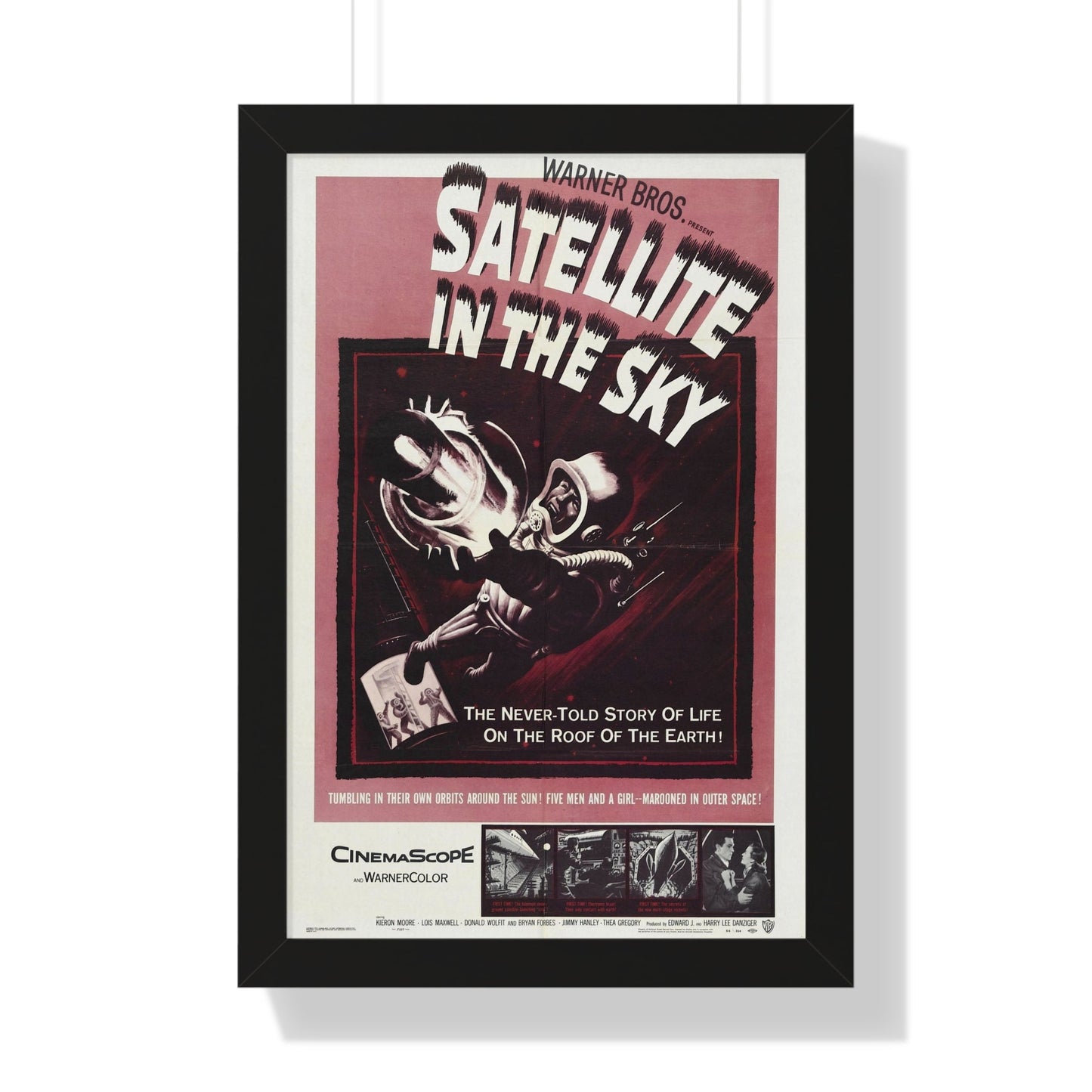 SATTELITE IN THE SKY 1956 - Framed Movie Poster-16″ x 24″-The Sticker Space