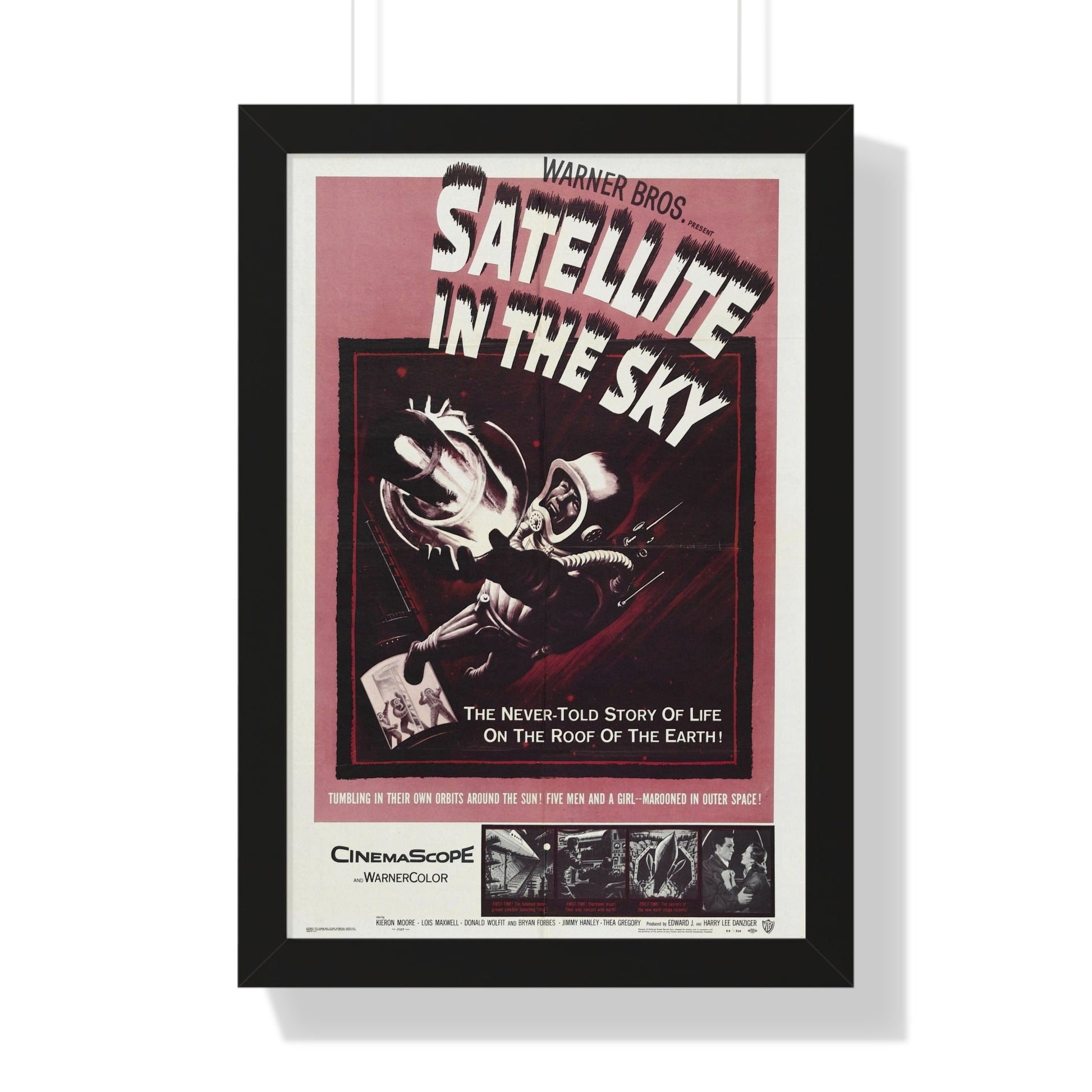 SATTELITE IN THE SKY 1956 - Framed Movie Poster-16″ x 24″-The Sticker Space