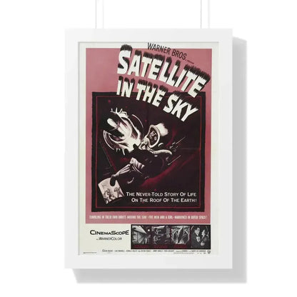 SATTELITE IN THE SKY 1956 - Framed Movie Poster 16″ x 24″ White - The Sticker Space
