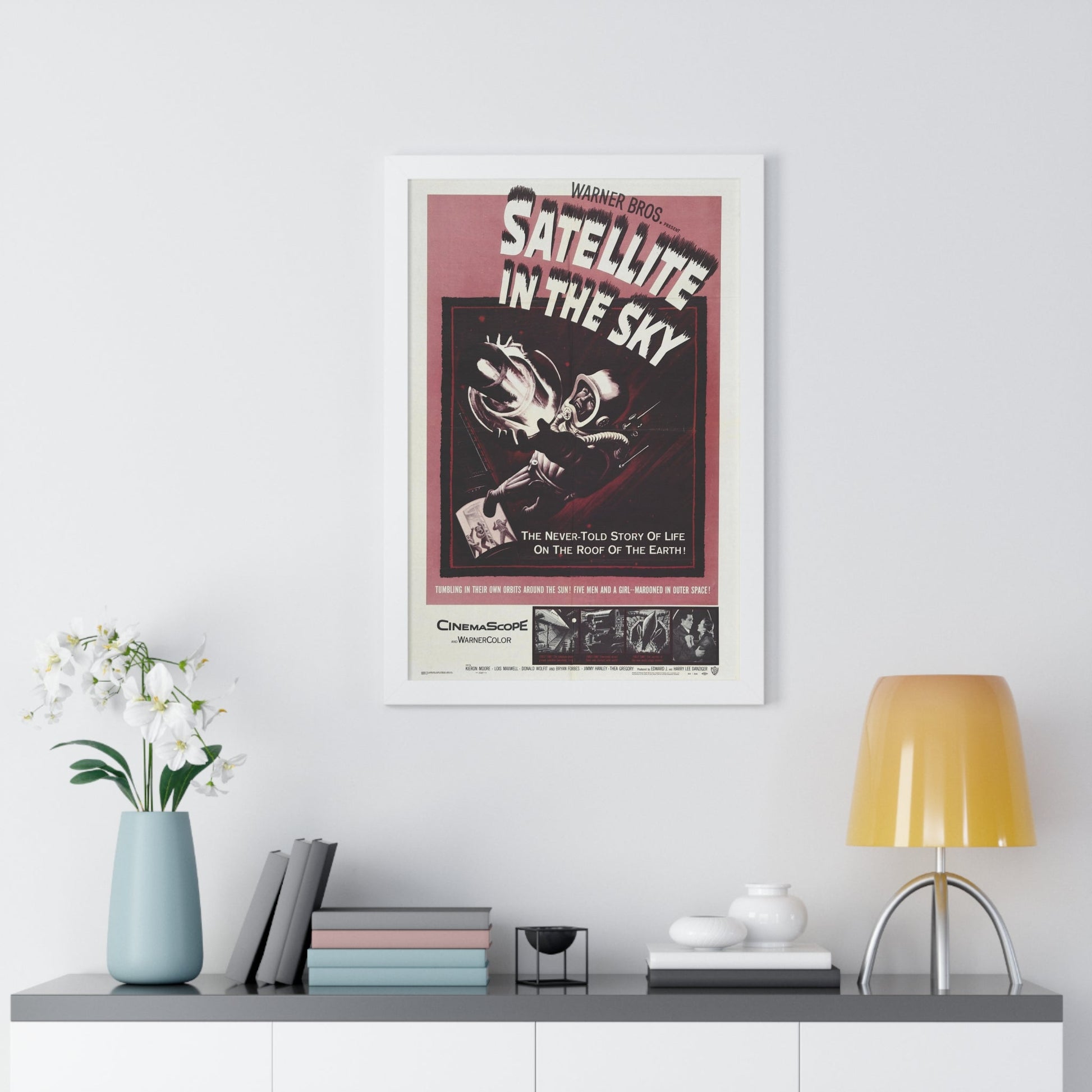 SATTELITE IN THE SKY 1956 - Framed Movie Poster-The Sticker Space