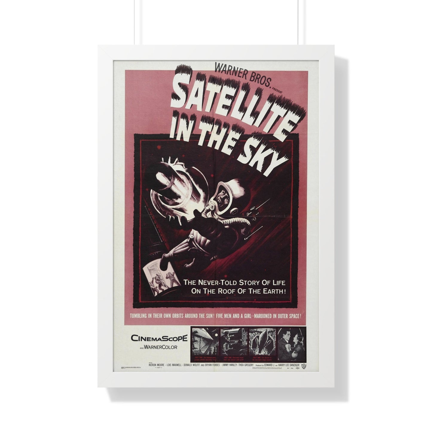 SATTELITE IN THE SKY 1956 - Framed Movie Poster-20" x 30"-The Sticker Space