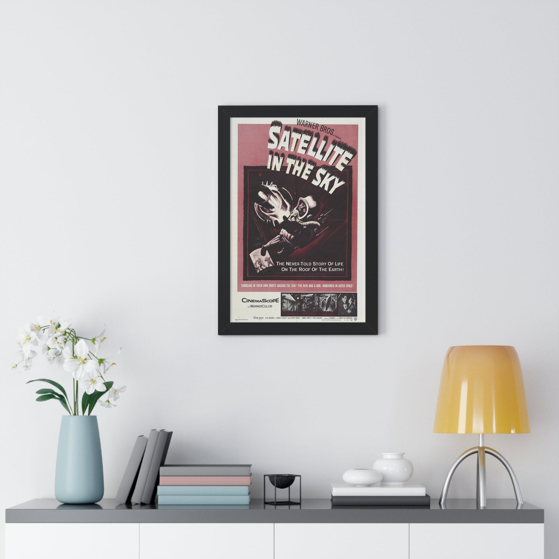 SATTELITE IN THE SKY 1956 - Framed Movie Poster-The Sticker Space