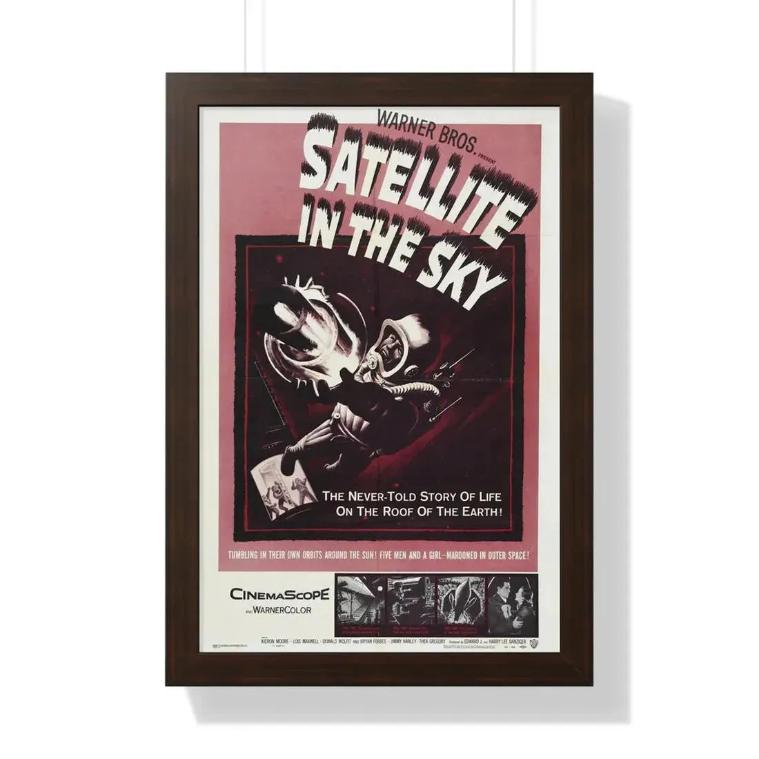 SATTELITE IN THE SKY 1956 - Framed Movie Poster - The Sticker Space