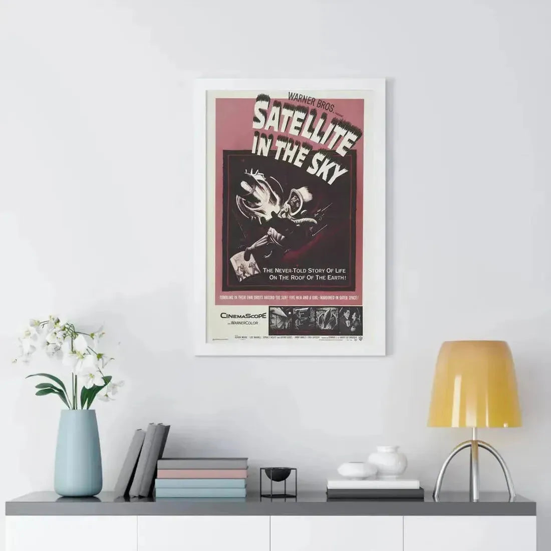 SATTELITE IN THE SKY 1956 - Framed Movie Poster - The Sticker Space