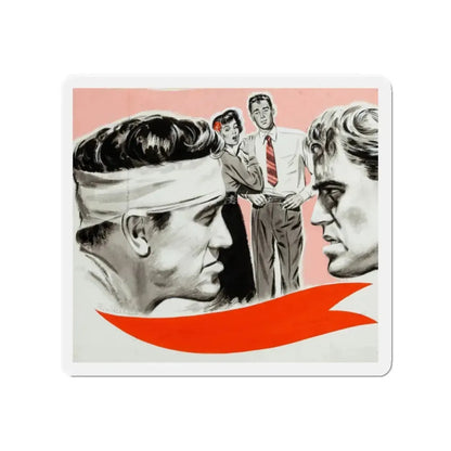 Saturday Home Magazine Illustration (King Features Syndicate, 1948) (Magazine Illustration) Refrigerator Magnet - The Sticker Space